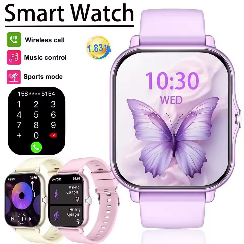Smartwatch Latest Watches For Women - 최신 업그레이드된 패션 디자인 1.83인치 풀스크린