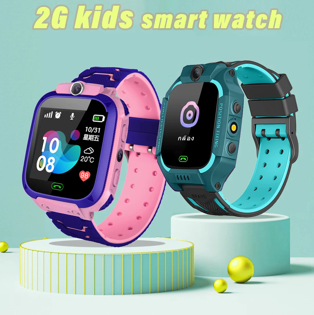 Smartwatch Digital Watches For Kid Girl - 어린이 스마트 워치 2G SOS 통화,