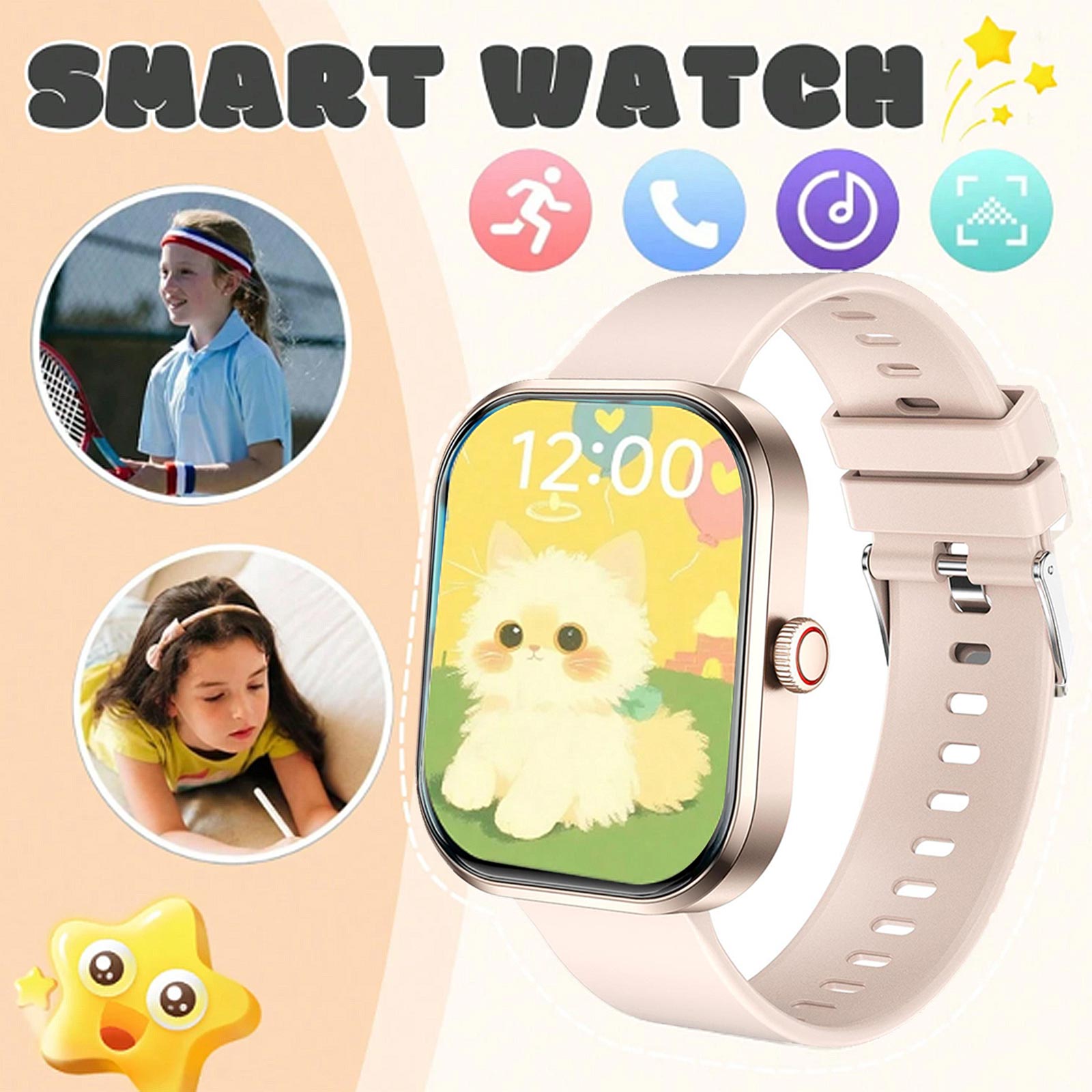 Smartwatch Watches Wallpaper - 달콤한 추억을 담아주는 어린이 스마트워치 -