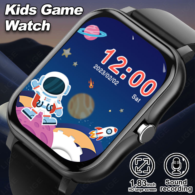 Smartwatch Digital Watches For Kid Girl - LIGE 2025 오디오 북 어린이 Smartwatch