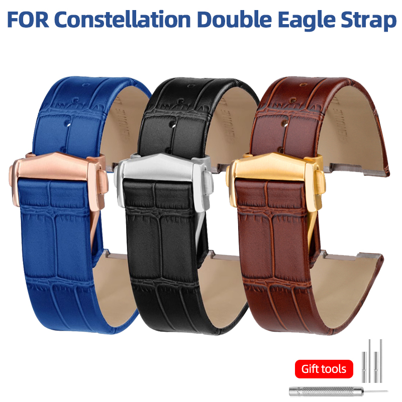 Omega Watch Constellation - 오메가 별자리 가죽 스트랩 더블 이글