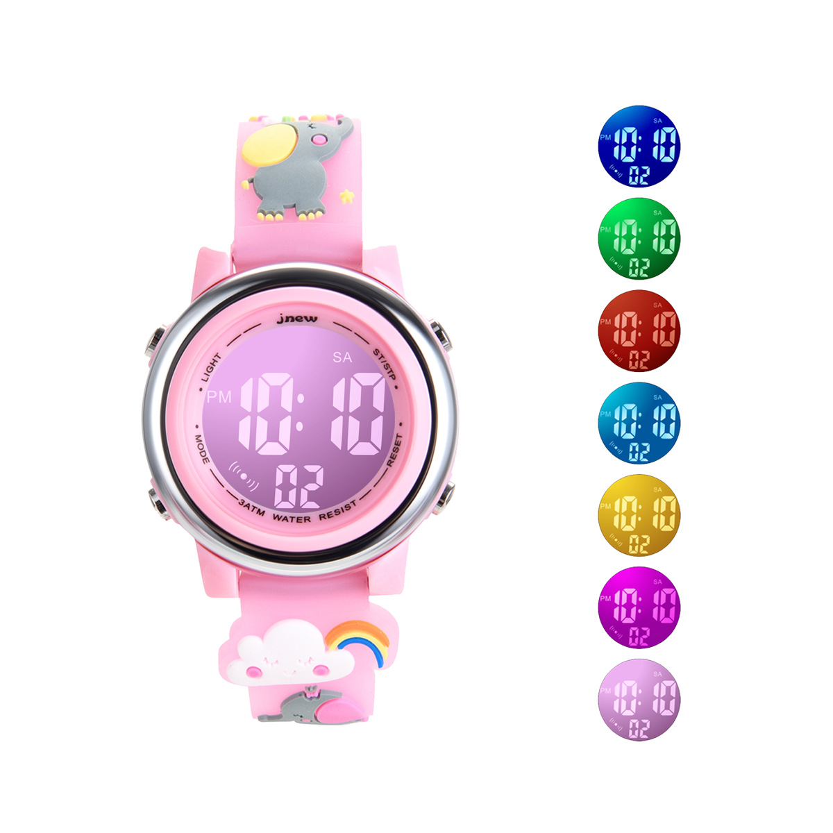 Smartwatch Digital Watches For Kid Girl - UTHAI H120 어린이 만화 스포츠 시계