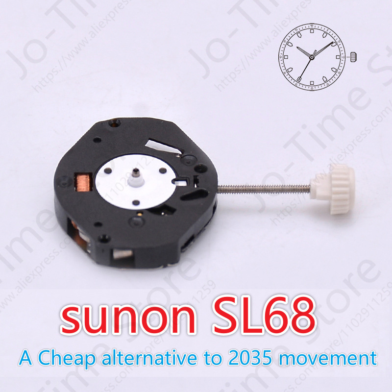 Sunon Sl68 쿼츠 시계 무브먼트 2035 무브먼 - Watch Movement Rotor 리뷰 및 가격