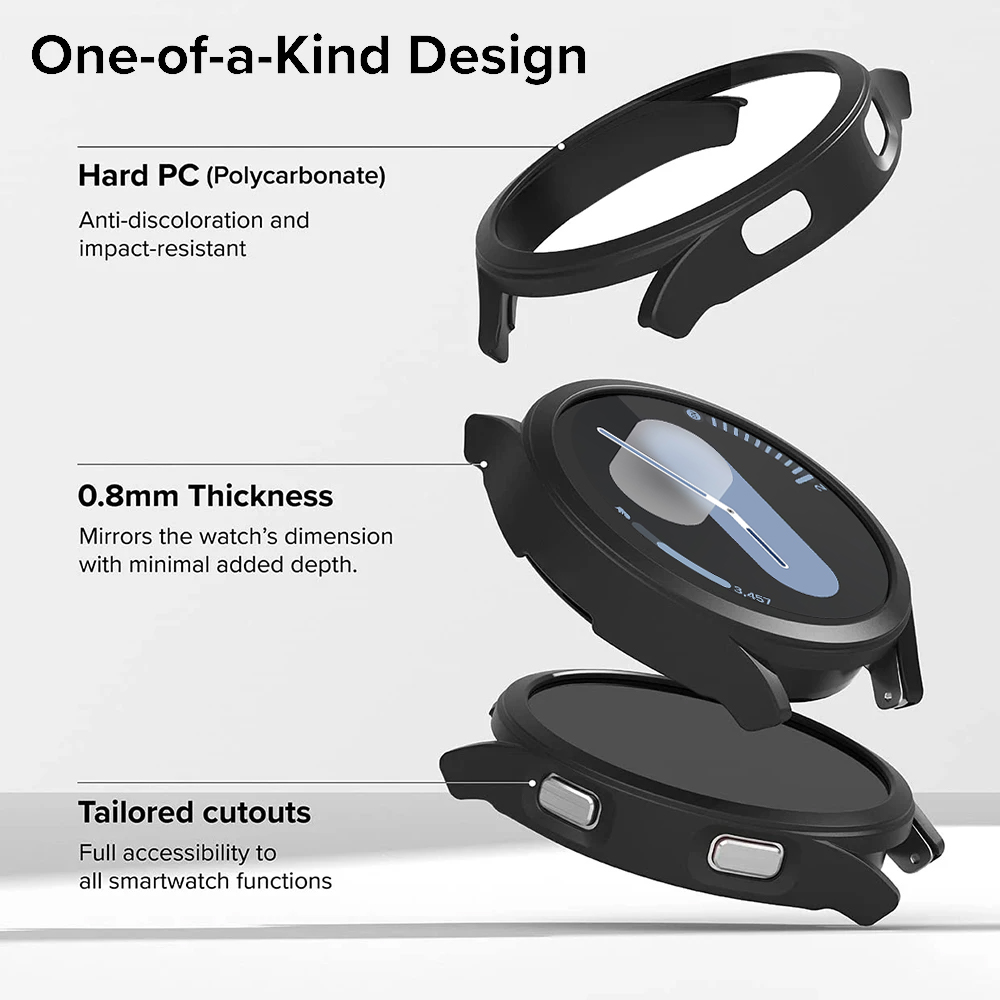 삼성 갤럭시 워치 7 케이스 커버, PC 프레임 보호  - Smartwatch Samsung Watches For Men 리뷰 및 가격