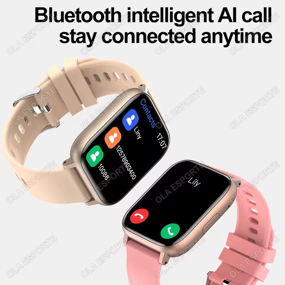 남녀 스마트워치 HD 화면 무선 통화 알림 스마트워치  - Smartwatch Health Watches For Women 리뷰 및 가격