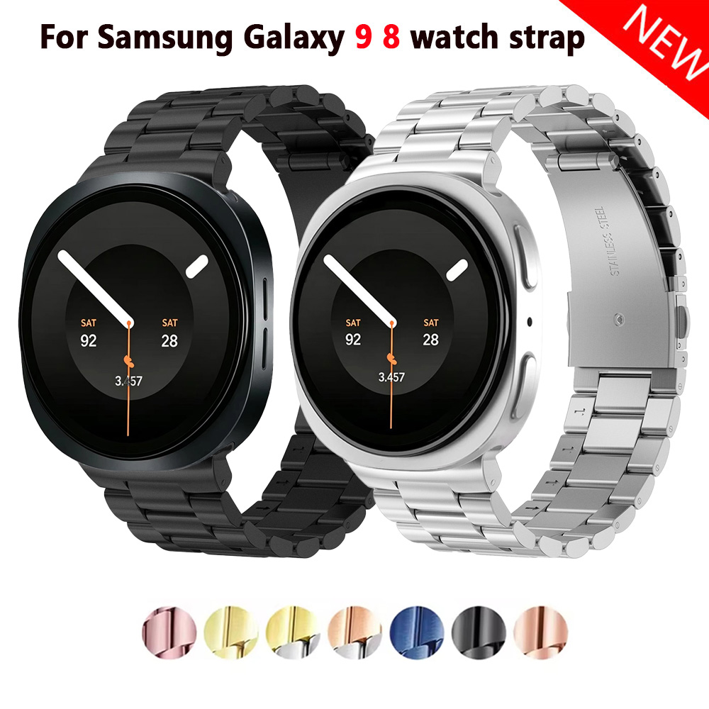 삼성 갤럭시 워치 8 9 40 44mm용 스테인리스 스 - Smartwatch Samsung Watches For Men 리뷰 및 가격