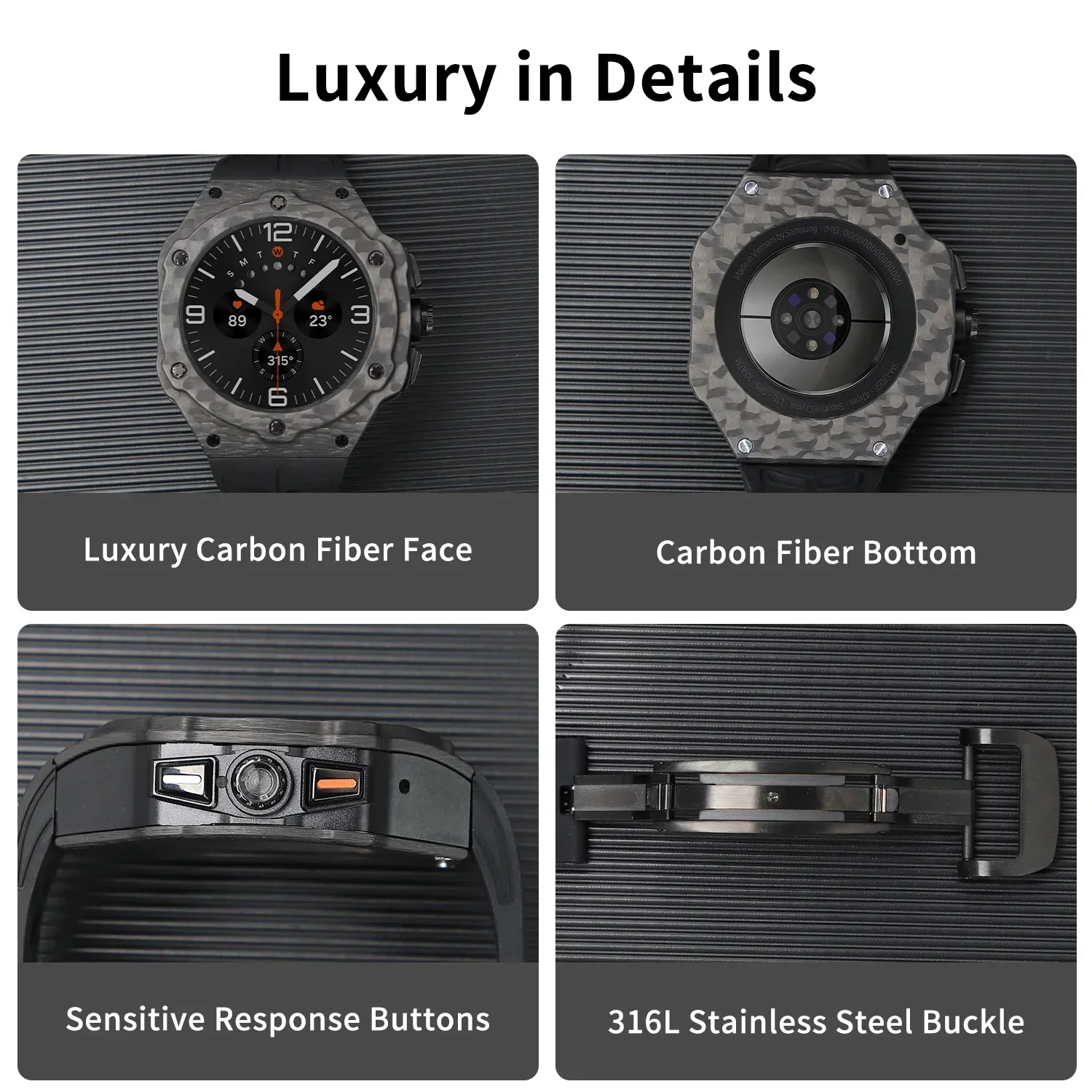 삼성 갤럭시 워치용 고급 수정 키트, 울트라 47mm  - Smartwatch Luxury Watches 리뷰 및 가격