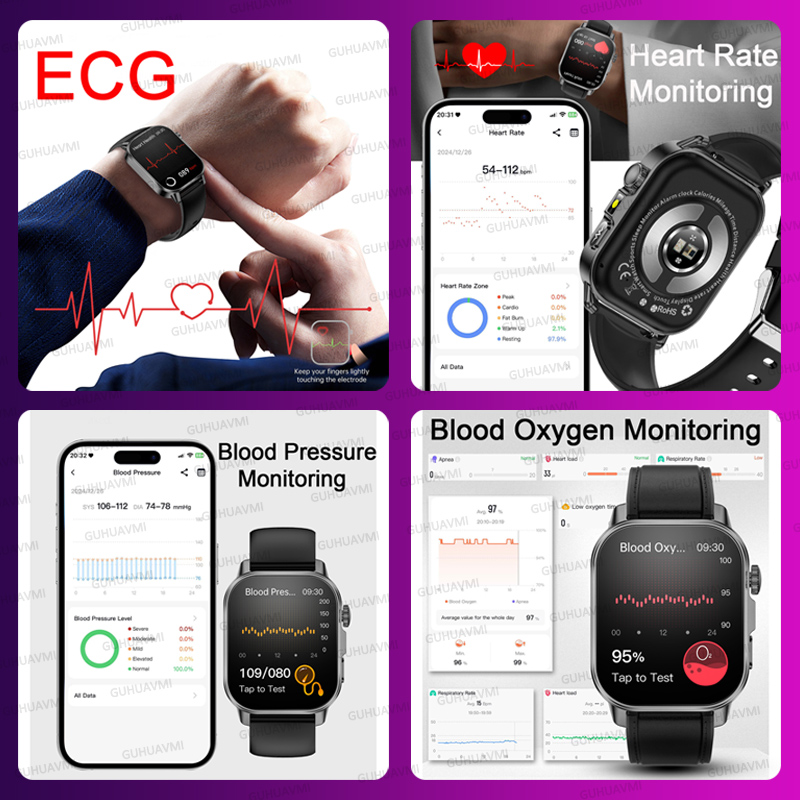 여성 건강 검진 스마트워치 ECG+HRV 혈압 혈중 산 - Smartwatch Health Watches For Women 리뷰 및 가격