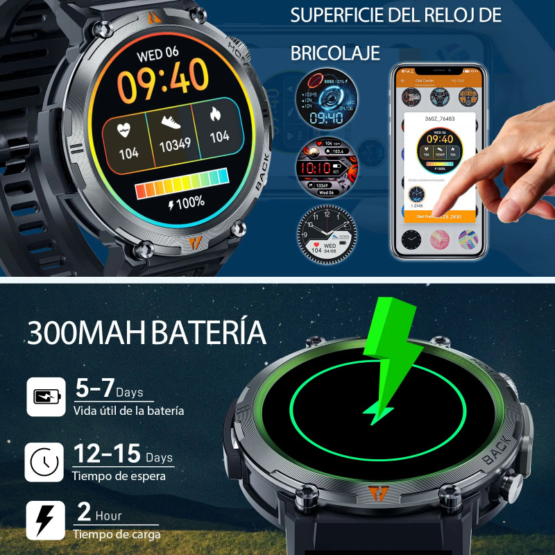 남성용 스마트워치 2026 블루투스 음악 메시지 알림  - Smartwatch Watches Wallpaper 리뷰 및 가격