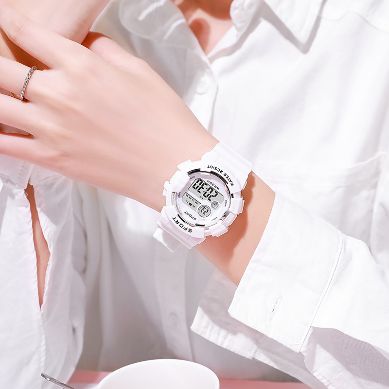 패션 키즈 시계 빛나는 방수 스포츠 디지털 시계 알람  - Smartwatch Digital Watches For Kid Girl 리뷰 및 가격