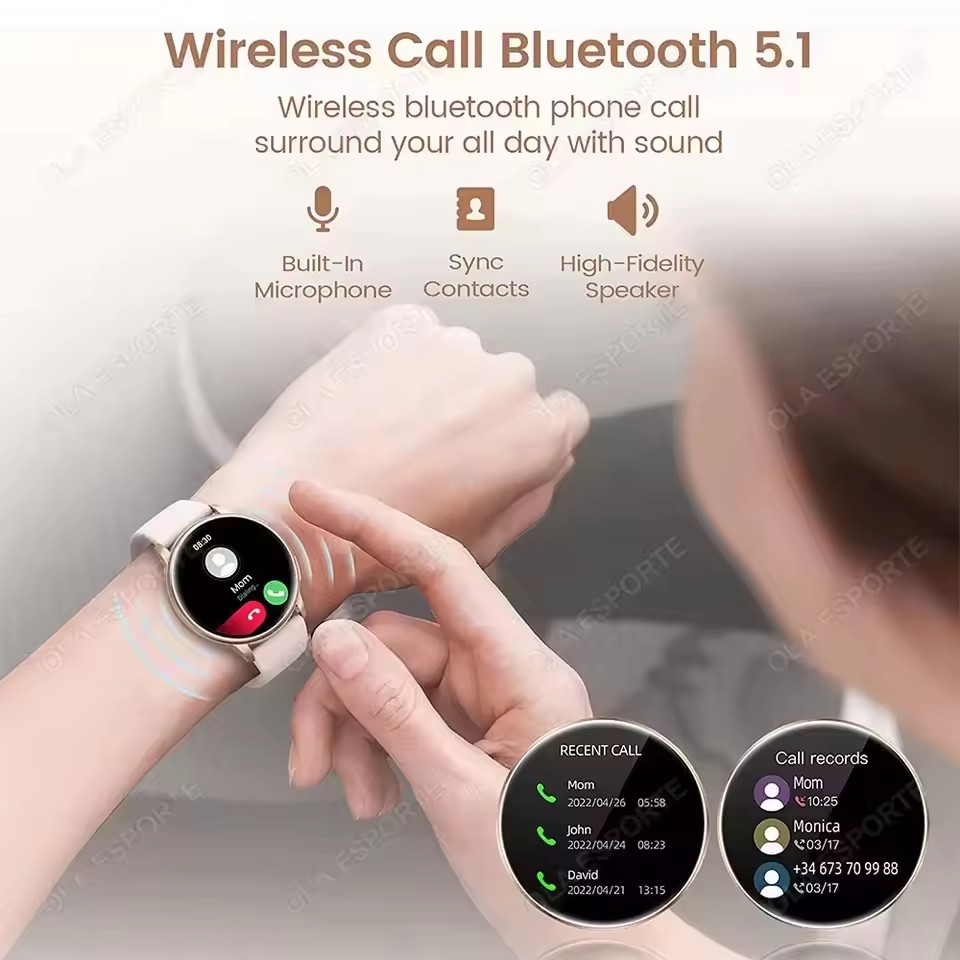 새로운 스마트워치 1.32인치 HD AMOLED 스크린 - Smartwatch Health Watches For Women 리뷰 및 가격
