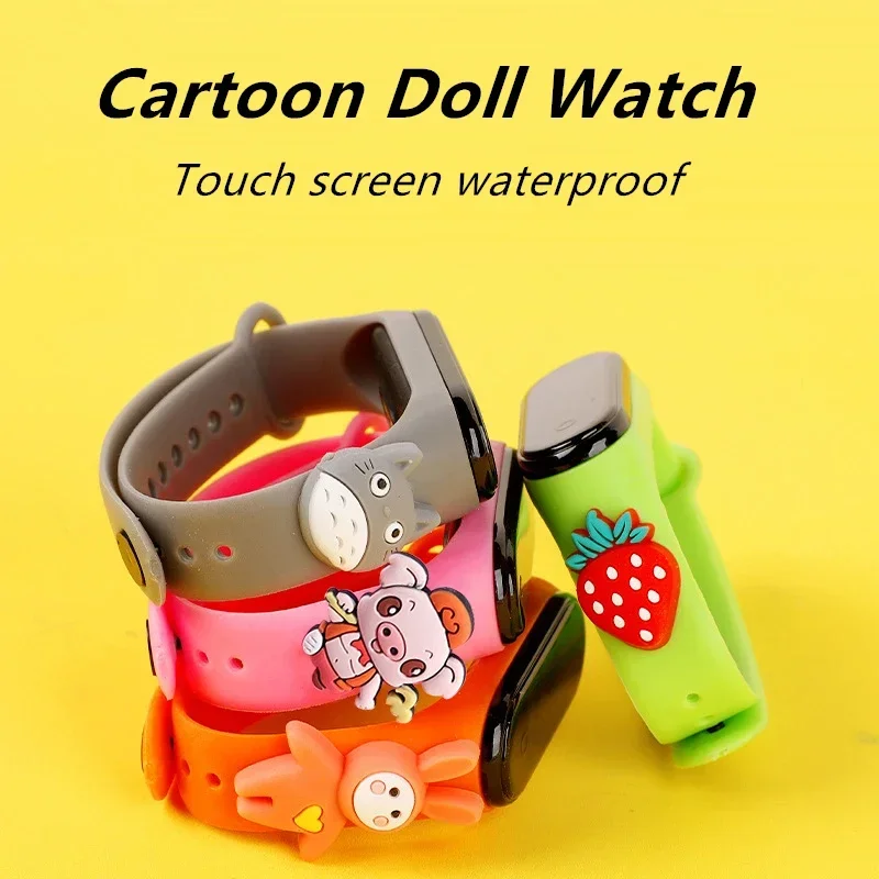 방수 어린이 스마트 터치 LED 시계 만화 작은 동물  - Smartwatch Digital Watches For Kid Girl 리뷰 및 가격