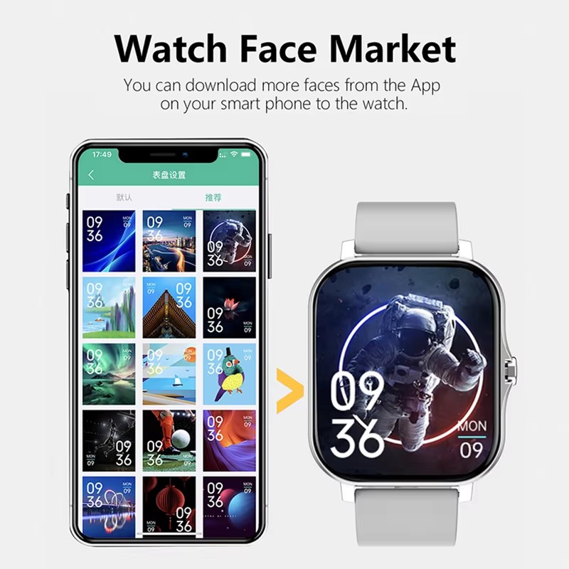 최신 업그레이드된 패션 디자인 1.83인치 풀스크린 터 - Smartwatch Latest Watches For Women 리뷰 및 가격
