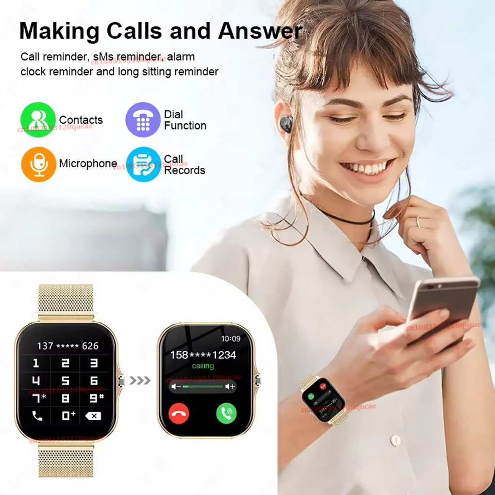 최신 업그레이드 패션 디자인 스마트워치 1.83인치 풀 - Smartwatch Latest Watches For Women 리뷰 및 가격