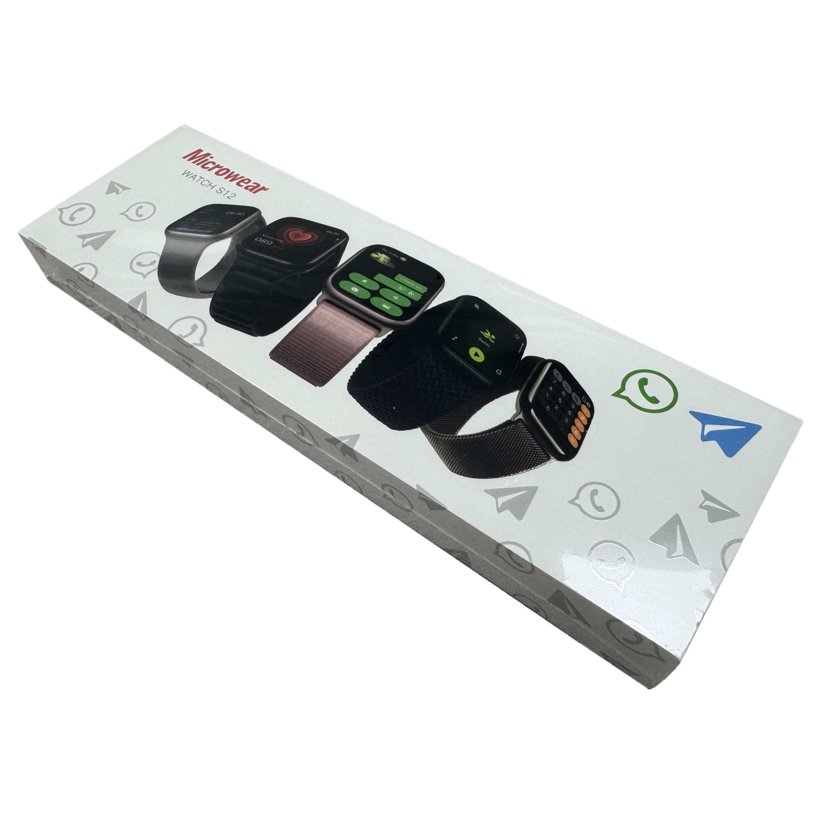텔레그램 WhatsApp 답장 기능이 있는 Microw - Smartwatch Watch Whatsapp 리뷰 및 가격