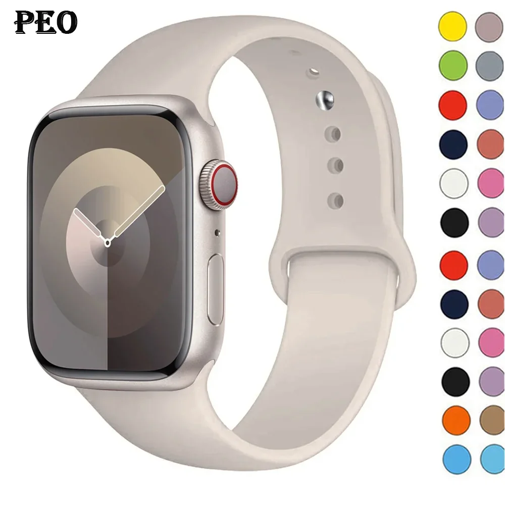 Apple Watch 스트랩 용 실리콘 밴드 44mm  - Smartwatch Apple Watches For Women 리뷰 및 가격