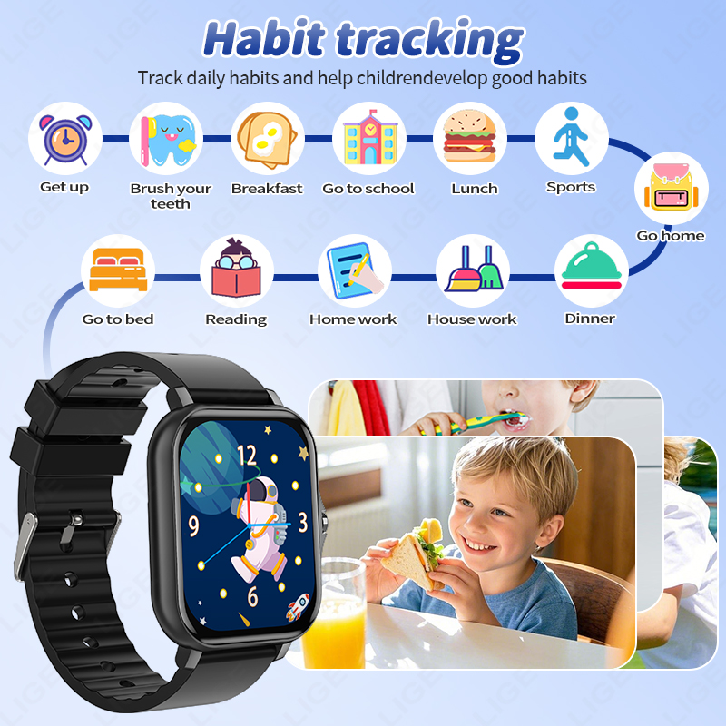 LIGE 2025 오디오 북 어린이 Smartwatch - Smartwatch Digital Watches For Kid Girl 리뷰 및 가격