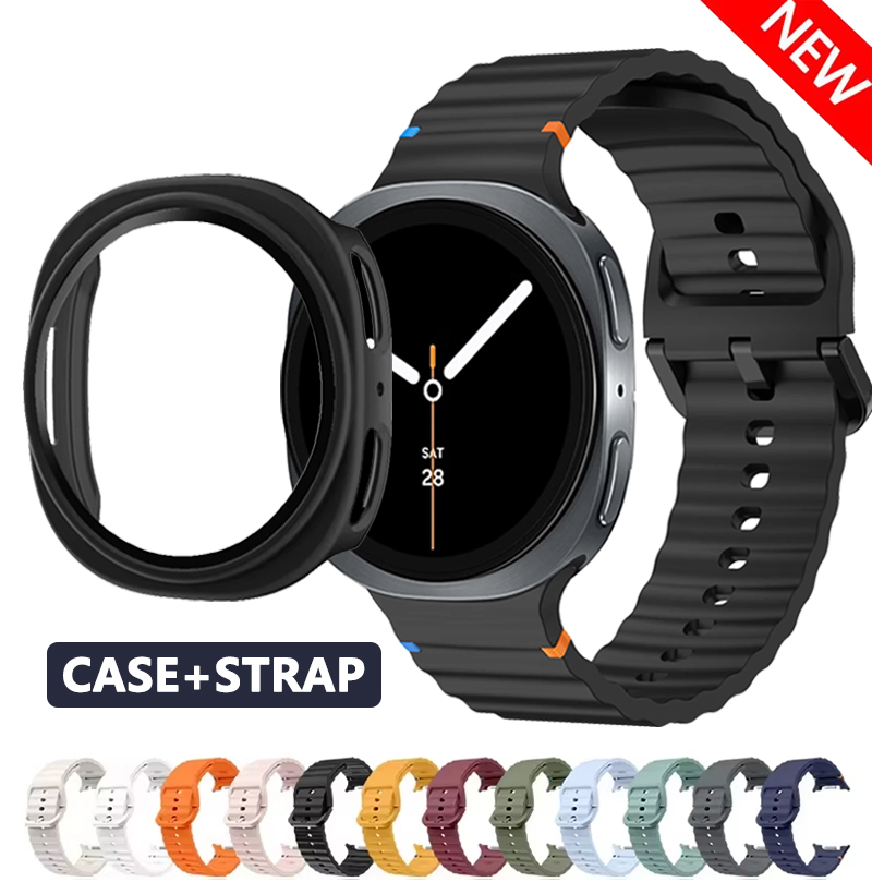 중공 케이스 + 삼성 갤럭시 시계 8 스트랩 액세서리  - Smartwatch Samsung Watches For Men 리뷰 및 가격