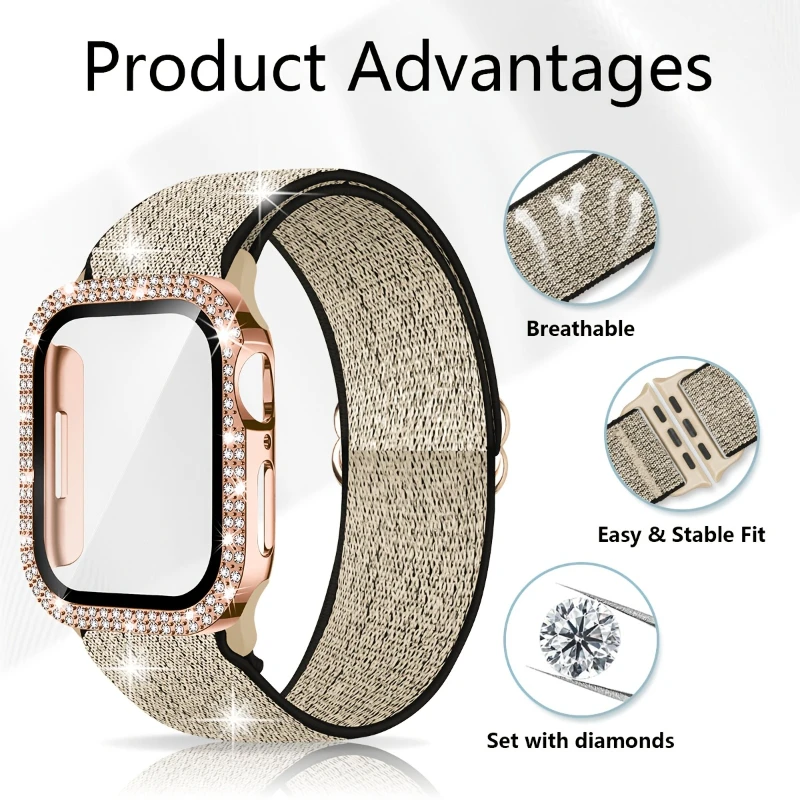 Apple Watch 용 밴드 + 케이스 45mm 41 - Smartwatch Apple Watches For Women 리뷰 및 가격