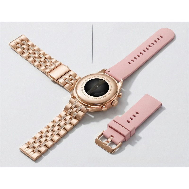GEN9 다이아몬드 장식 여성용 스마트워치 로즈골드 스 - Smartwatch Health Watches For Women 리뷰 및 가격