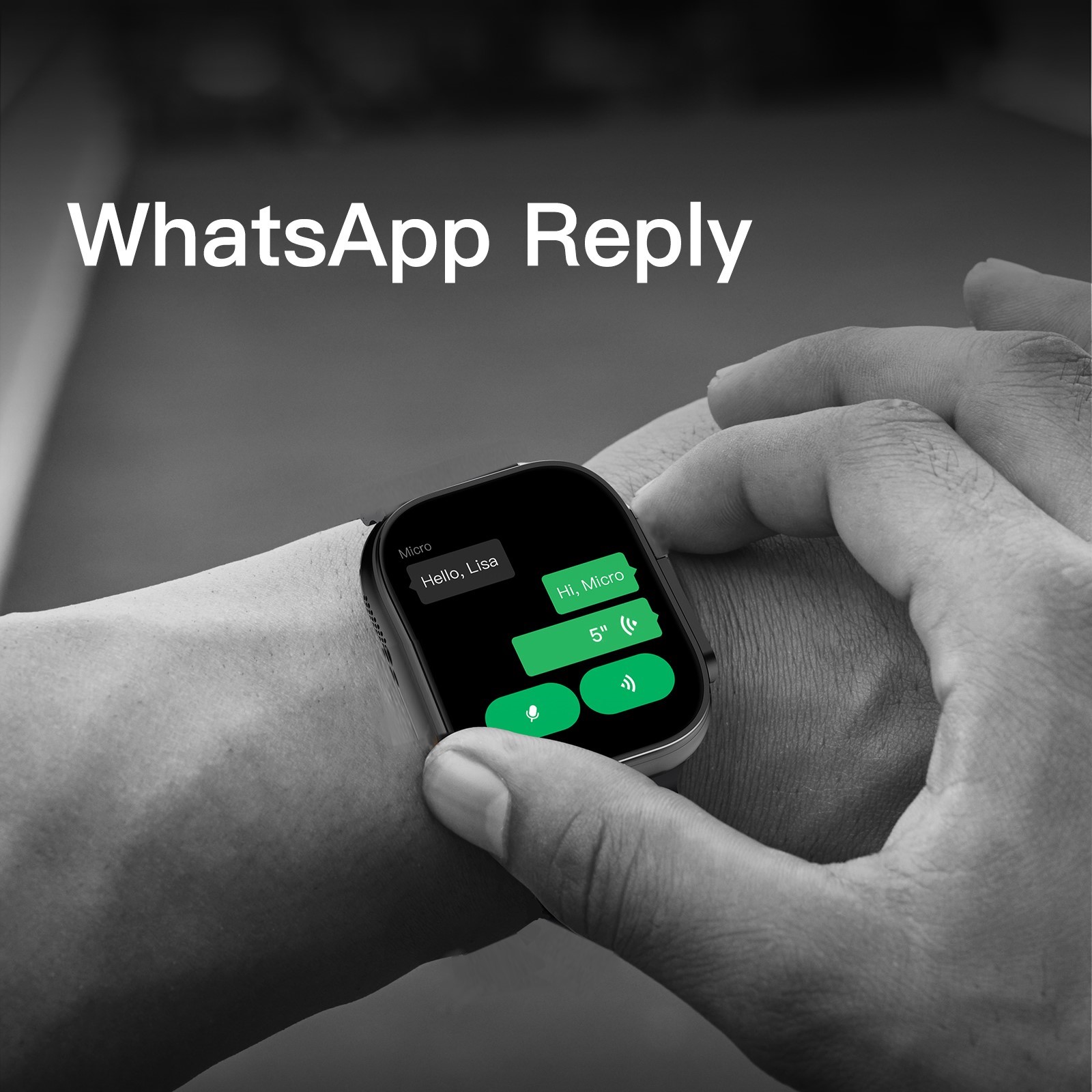 왓츠앱 퀵 리플즈 울트라5 스마트워치 마이크웨어 워치  - Smartwatch Watch Whatsapp 리뷰 및 가격