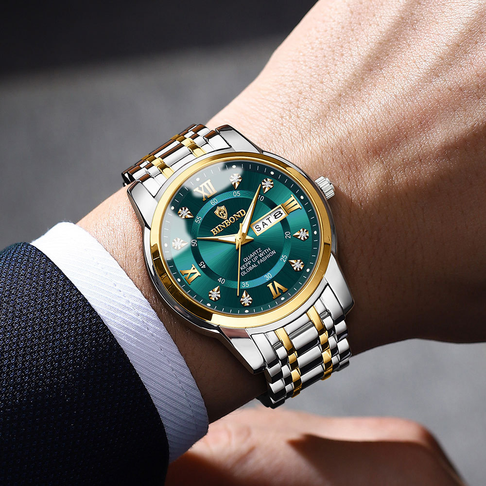 BINBOND 오리지널 브랜드 럭셔리 쿼츠 손목시계 야 - Smartwatch Luxury Watches 리뷰 및 가격