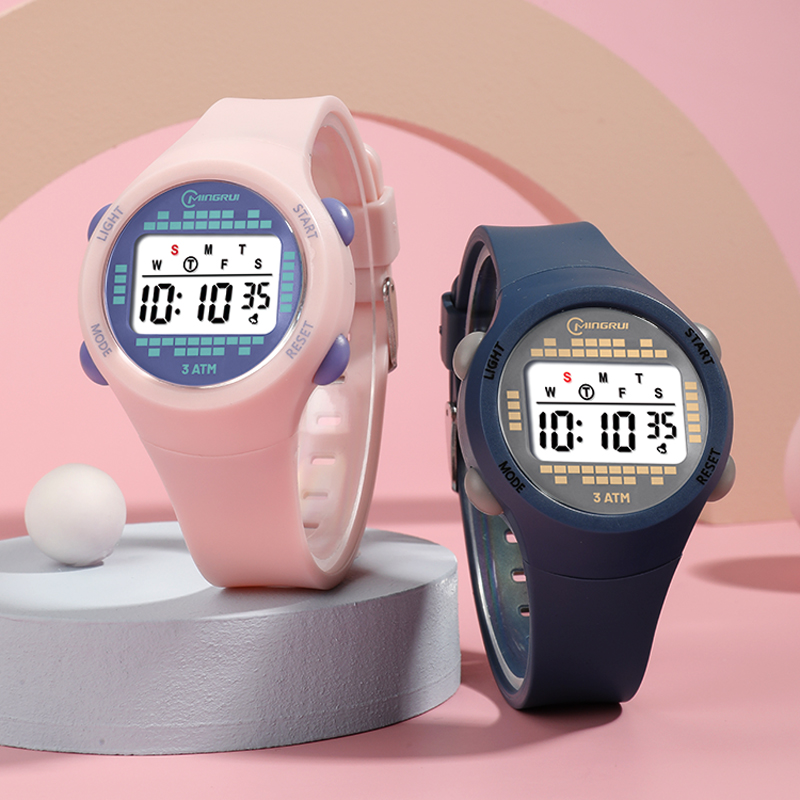 어린이 전자 시계 소녀 핑크 귀여운 중학교 소년 시계  - Smartwatch Digital Watches For Kid Girl 리뷰 및 가격
