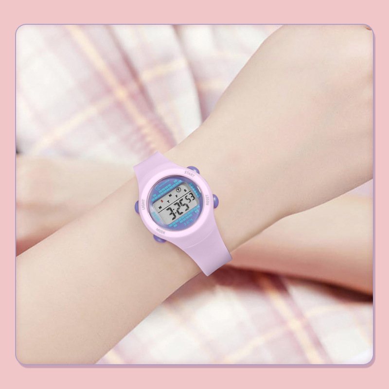 어린이 전자 시계 소녀 핑크 귀여운 중학교 소년 시계  - Smartwatch Digital Watches For Kid Girl 리뷰 및 가격