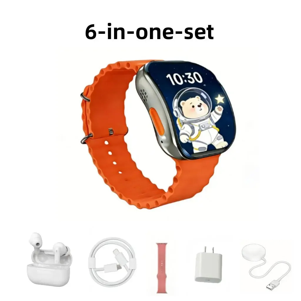 프리미엄 6-in-1 스마트워치 세트 TWS 무선 이어 - Smartwatch Premium Watches For Women 리뷰 및 가격