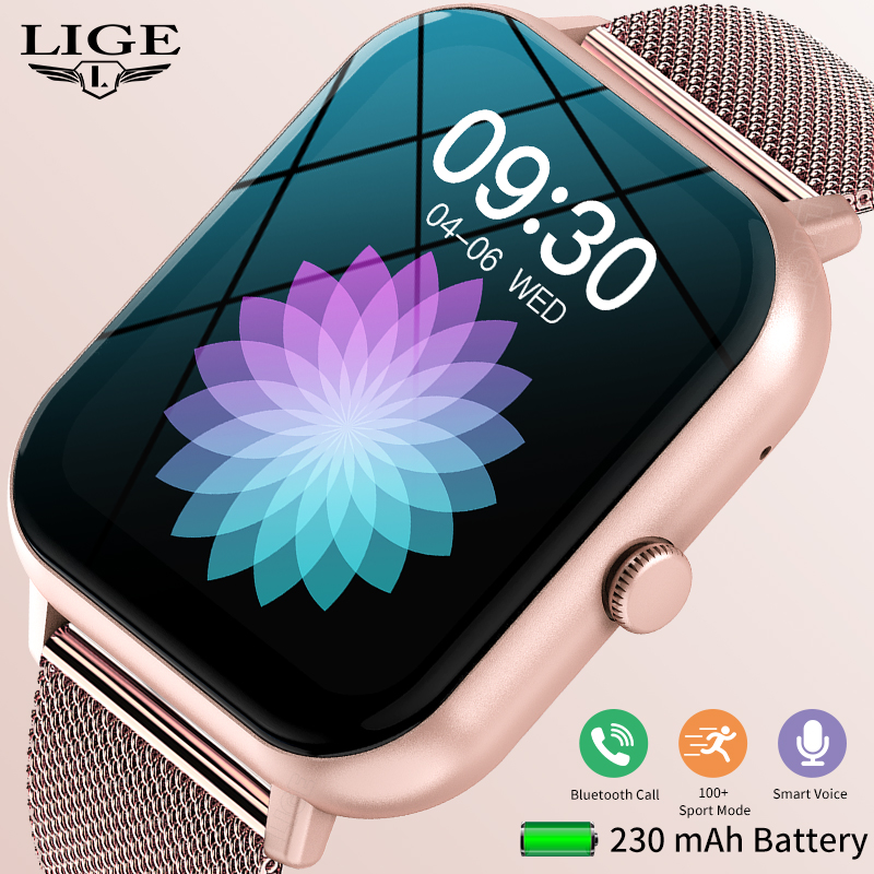 LIGE 여성 Smartwatch 블루투스 응답 통화  - Smartwatch Watch Whatsapp 리뷰 및 가격
