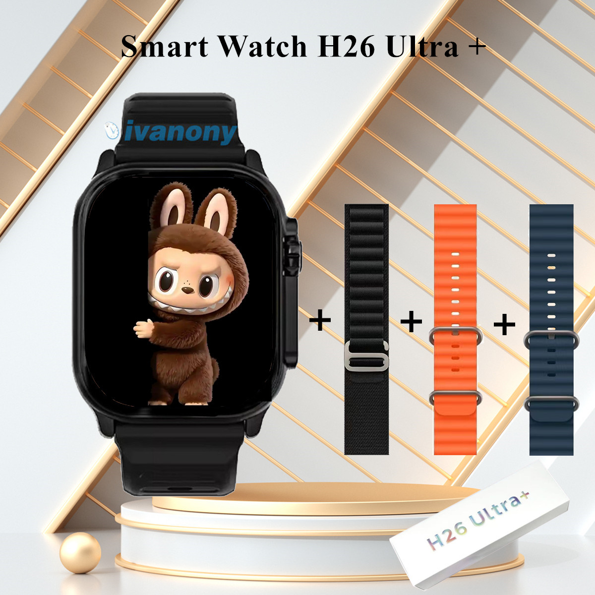 오리지널 아몰레드 스마트워치 H26 울트라 플러스 1G - Smartwatch Watch Whatsapp 리뷰 및 가격