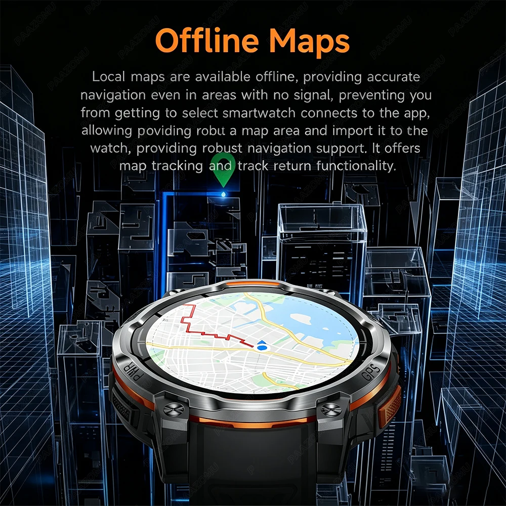 2026년 신형 GPS 오프라인 지도 스마트워치 남성용 - Smartwatch Watch Whatsapp 리뷰 및 가격
