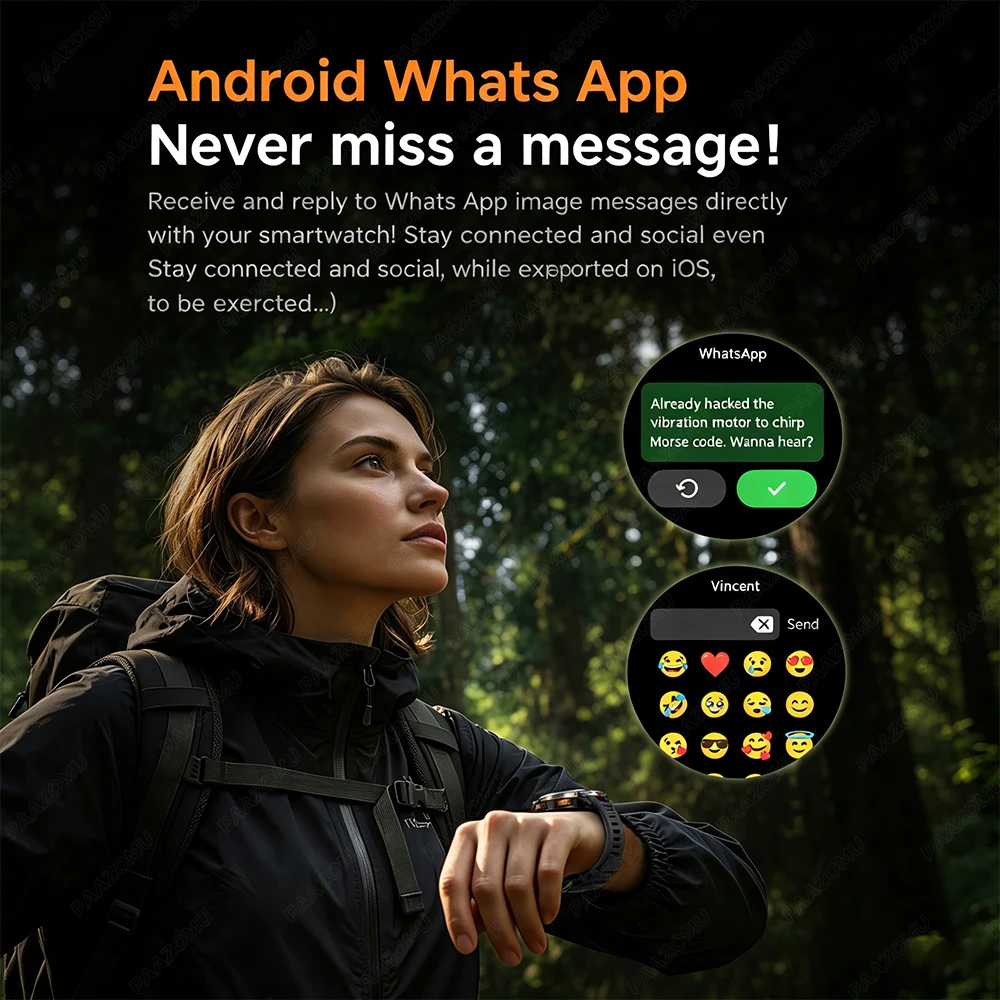 2026년 신형 GPS 오프라인 지도 스마트워치 남성용 - Smartwatch Watch Whatsapp 리뷰 및 가격