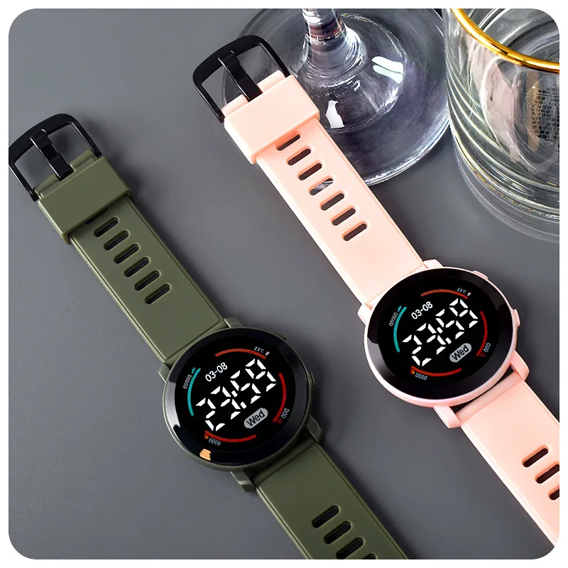 LED 시계 패션 스포츠 디지털 어린이 시계 고무 스트 - Smartwatch Digital Watches For Kid Girl 리뷰 및 가격