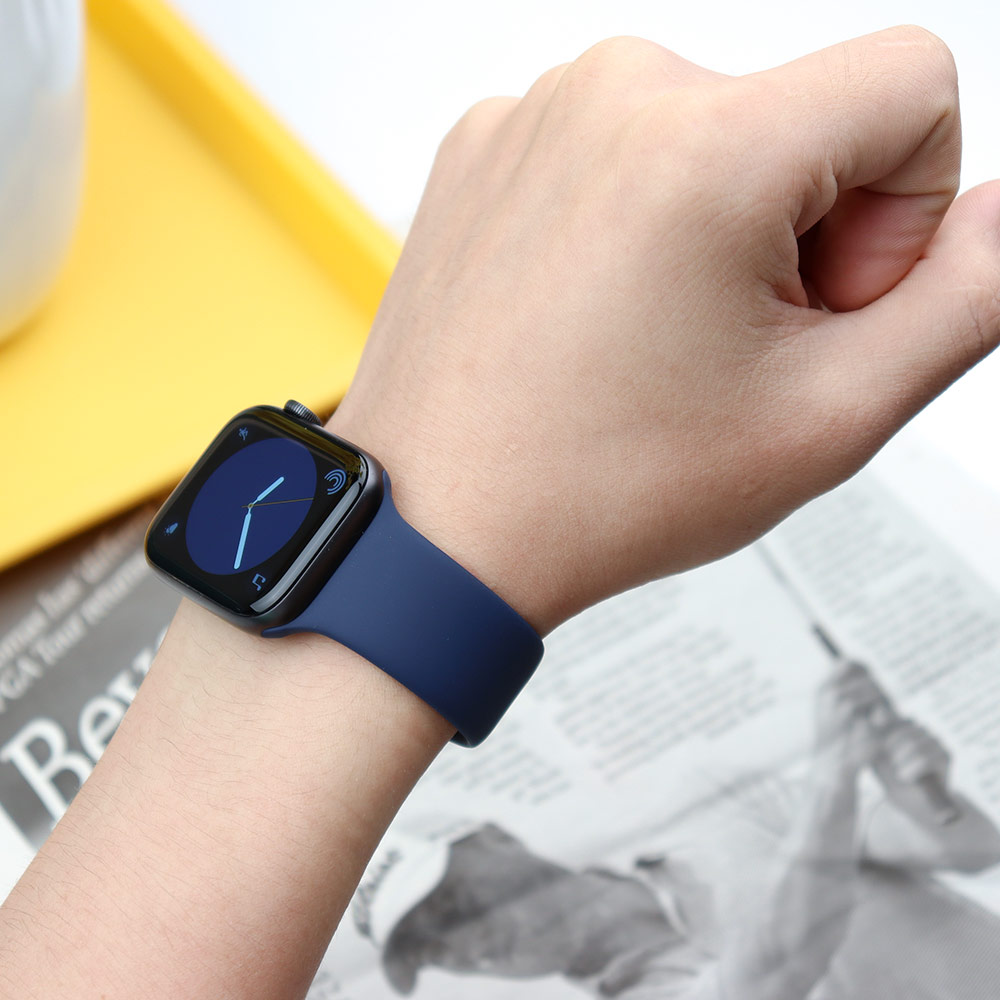 Apple Watch 밴드 용 실리콘 스트랩 45mm  - Smartwatch Apple Watches For Women 리뷰 및 가격