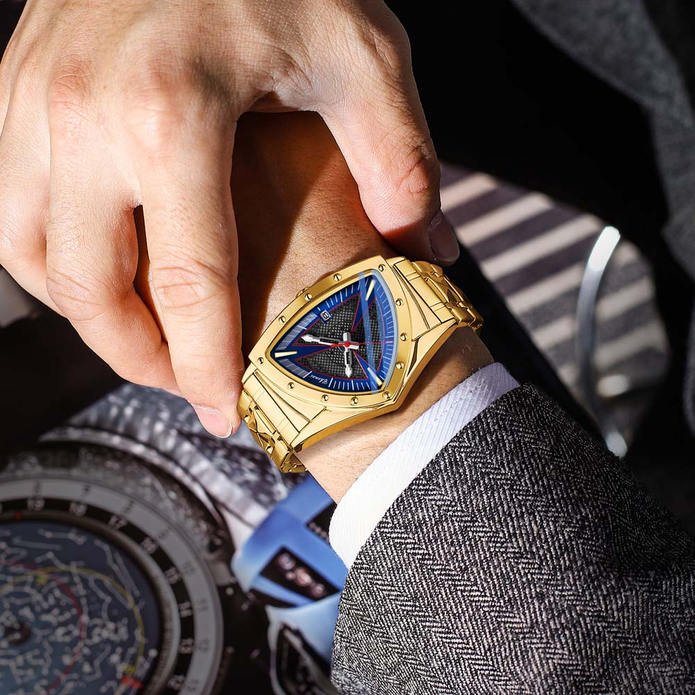 첸시 고급 남성용 시계 쿼츠 손목시계 캐주얼 속이 빈  - Smartwatch Luxury Watches 리뷰 및 가격