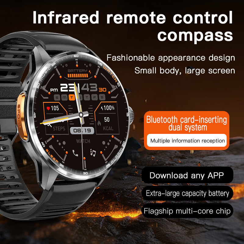 H100 스마트워치 1.8인치 AMOLED 대형 화면  - Smartwatch Watch Whatsapp 리뷰 및 가격