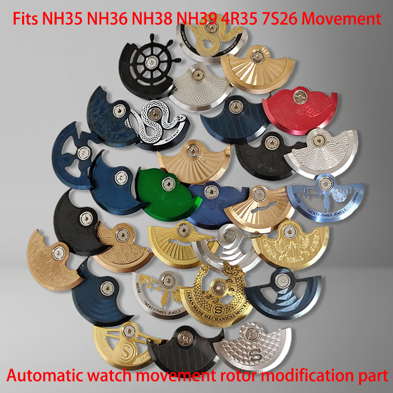 NH35 NH36 무브먼트 자동 진동 웨이트 해머 로터 - Watch Movement Rotor 리뷰 및 가격